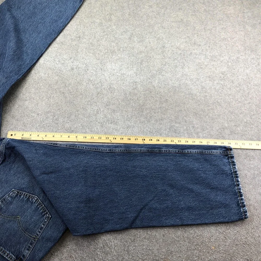 Levis 565 Jeans Mens 40x32 Blue Medium Wash Relaxed Straight Denim Pants Casual